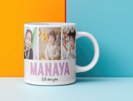 Personalized Photo Mug – Custom Text & Image Gift