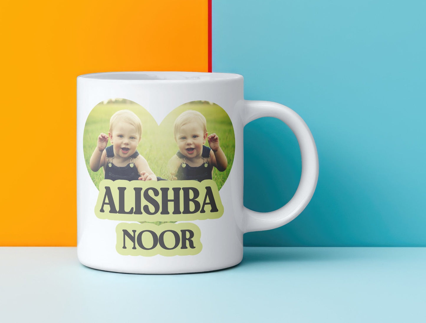 Personalized Photo Mug – Custom Text & Image Gift