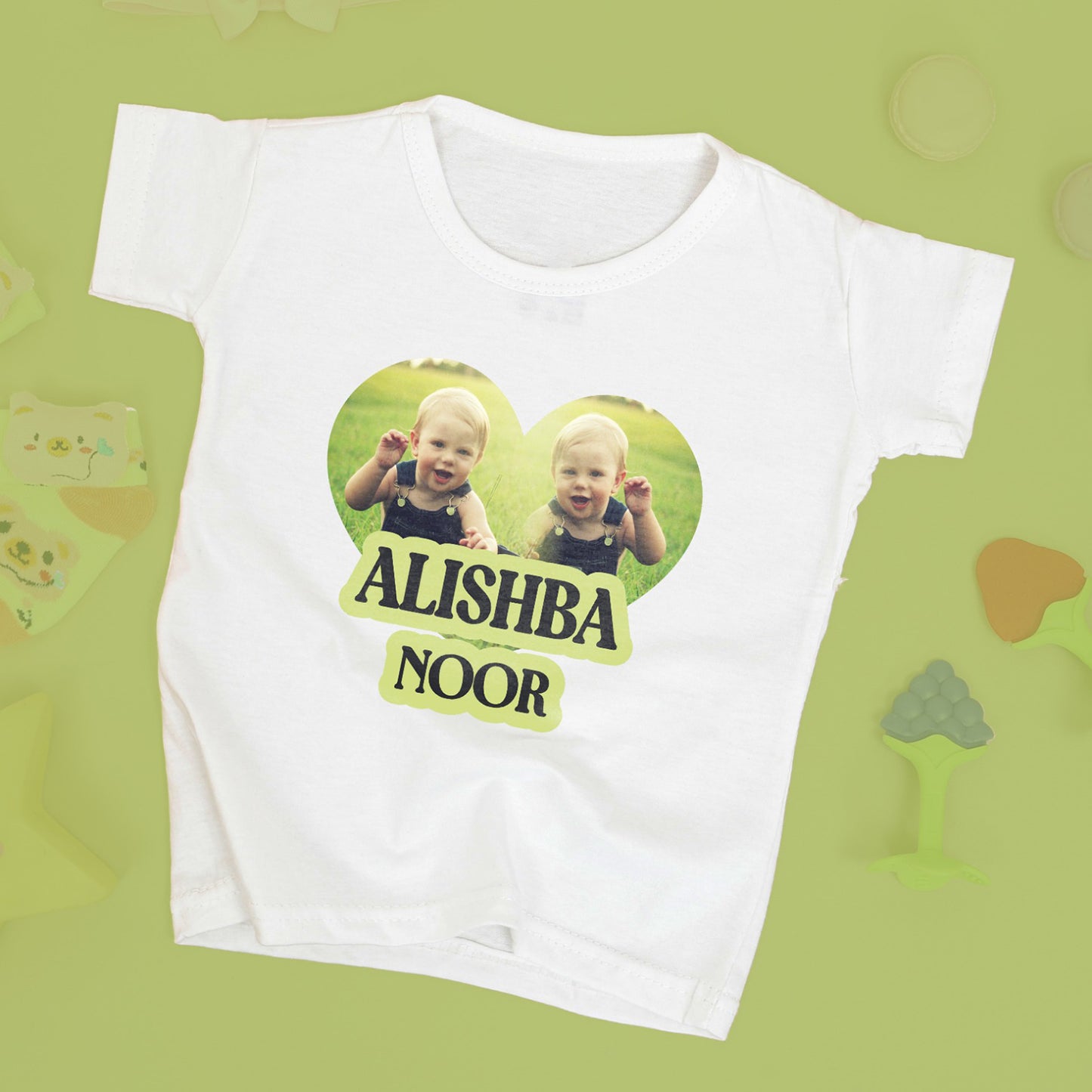 Custom White T-Shirt โ Add Your Image & Text